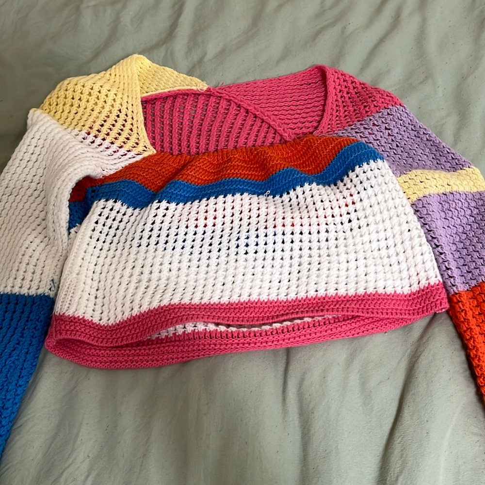 colorful sweater